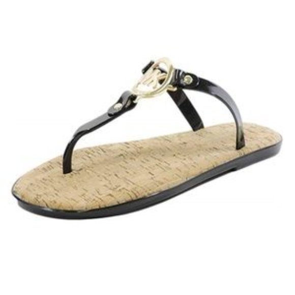 mk plastic sandals